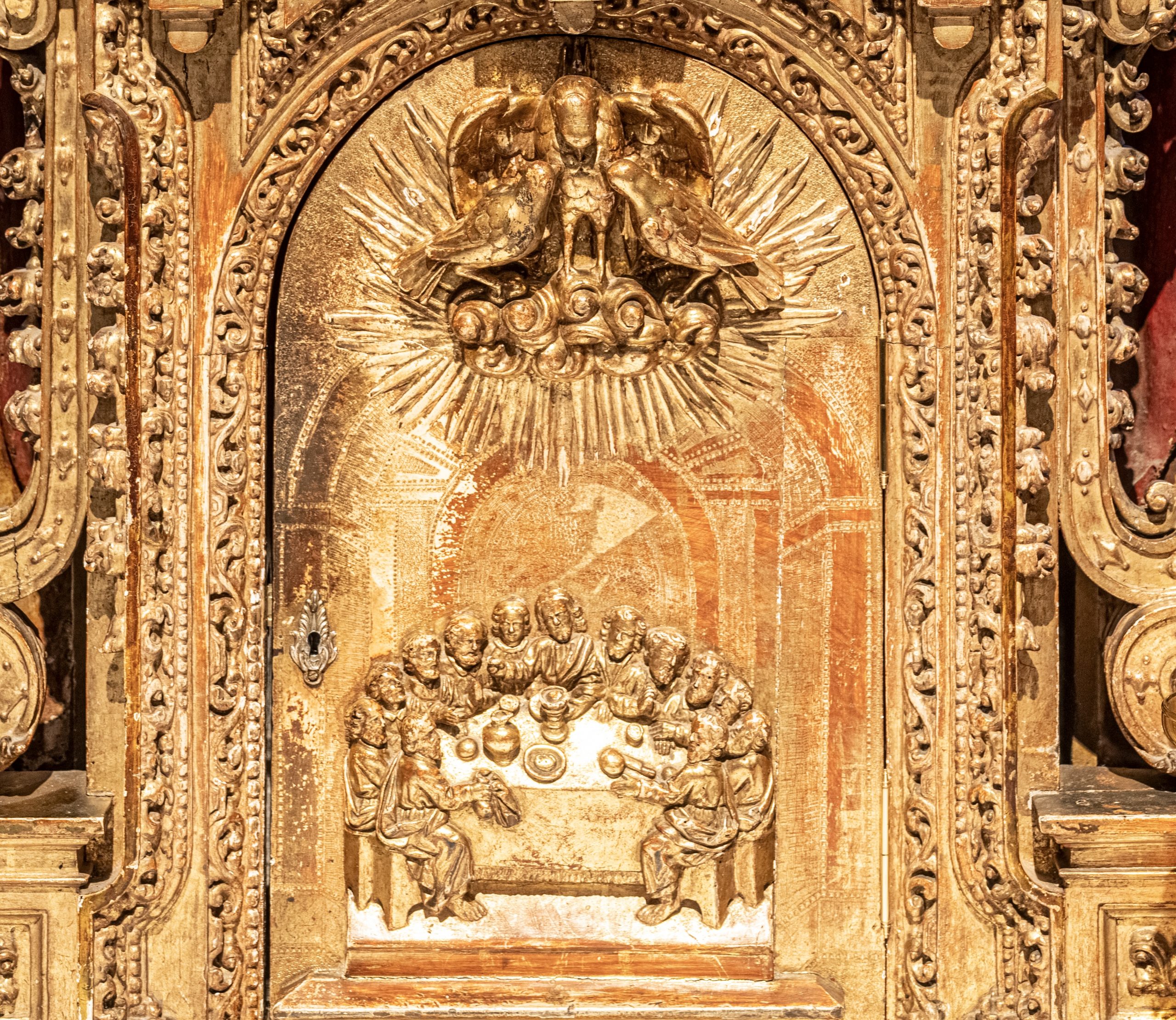 Interior de la capilla de la Virgen de los Ojos Grandes